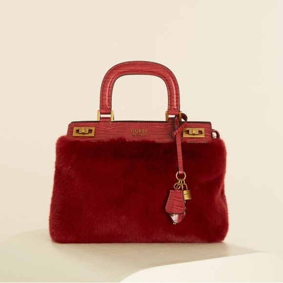 New GUESS Katye Luxe Satchel - Picture 1 of 5